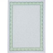 Сертификат-бумага А4 Attache 50 шт/уп зеленая рамка ID3