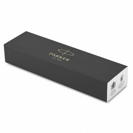 Ручка шариковая PARKER "Urban Muted Black GT", корпус черный, позолоченные детали, синяя, 2143640