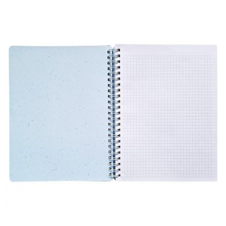 Бизнес-тетрадь А5, 120л. клетка, спираль мягк.перепл. Golden sun пара N2593