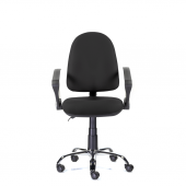 Кресло С-109 Манго Люкс Нептун  хром D26-28 (черный)