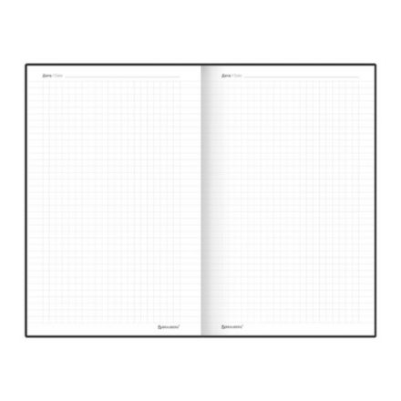 Блокнот А5 138x213 мм, BRAUBERG "Tissage", под кожу, 80 л., резинка, клетка, красный, 116603