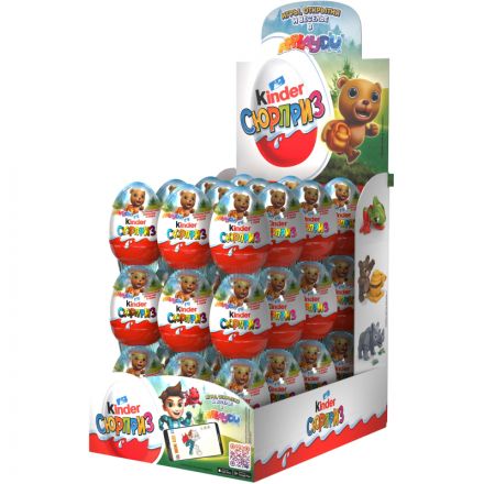Яйцо шоколадное Kinder Сюрприз (зима),20г