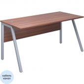 Стол письменный IN Рондо м/к S2349 1580х750х750 ноче милано/серый