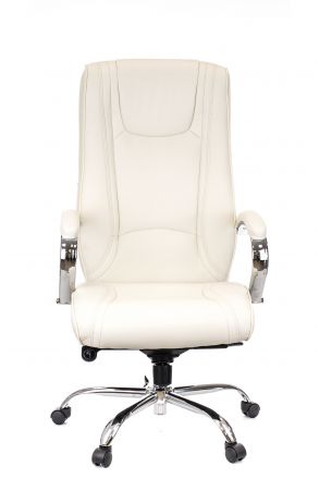 Кресло Everprof King M Экокожа Кремовый