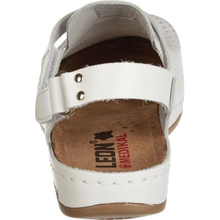 Сабо Leon белые (мод. MED951), р. 40