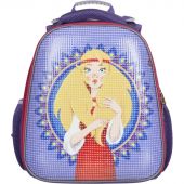 Ранец КОМУС Три богатыря Аленушка,Basic 2 отд,эргоном.спинка,пайетки полиэс Ранец КОМУС Три богатыря Аленушка,Basic 2 отд,эргоном.спинка,пайетки полиэс