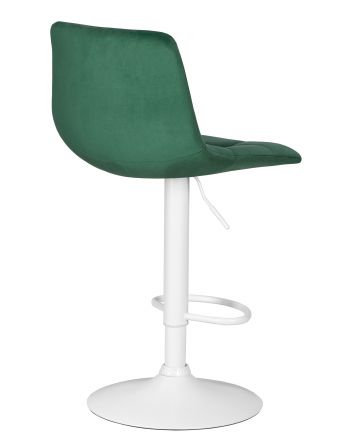 Стул барный DOBRIN TAILOR WHITE, зеленый велюр (MJ9-88) Стул барный DOBRIN TAILOR WHITE, зеленый велюр (MJ9-88)