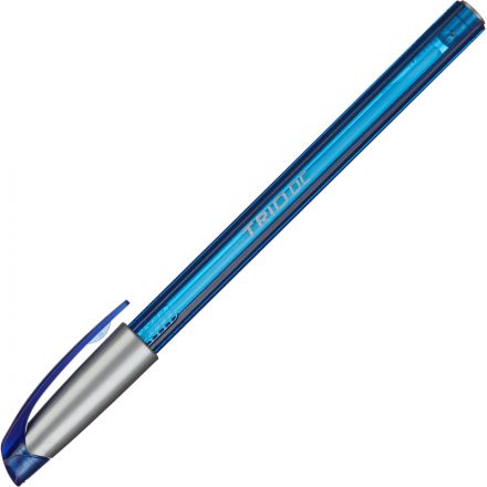 Ручка шариковая одноразовая Unimax Trio DC tinted синяя (толщина линии 0.5 мм)