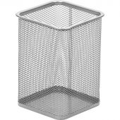 Подставка для письменных принадлежностей Attache (квадратная, 101х101х138 мм, металлическая сетка, серебро) Подставка для письменных принадлежностей Attache (квадратная, 101х101х138 мм, металлическая сетка, серебро)