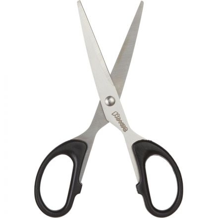 Ножницы КОМУС 160 мм с пластик. эллиптическими ручками, цвет черный Ножницы КОМУС 160 мм с пластик. эллиптическими ручками, цвет черный