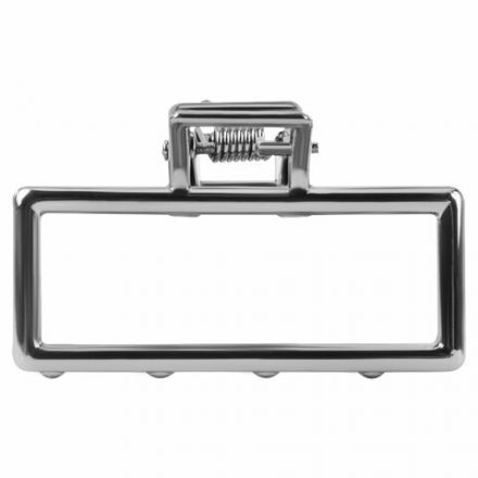 Краб для волос 4,5 см, серебристый, MONTE VITA (МОНТЕ ВИТА), 457018