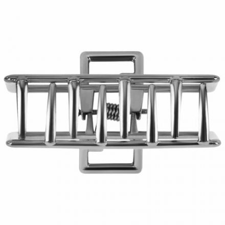 Краб для волос 4,5 см, серебристый, MONTE VITA (МОНТЕ ВИТА), 457018