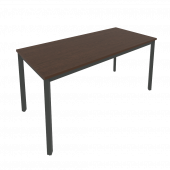 Slim Стол письменный на металлокаркасе С.СП-6 Венге/Антрацит металл 1580*720*750