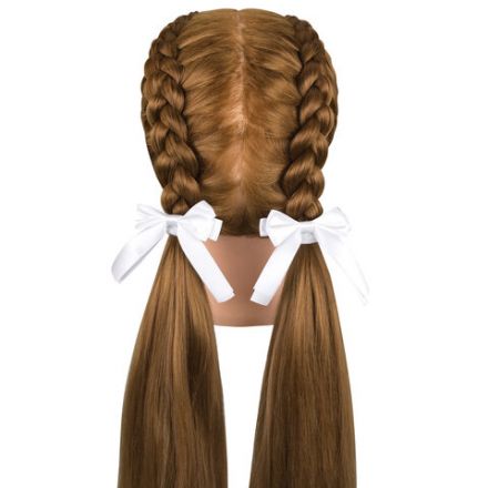 Банты для волос НАБОР 2 шт., 7х11 см, 6,5х10 см, 7х9 см, белый, АССОРТИ, MONTE VITA (МОНТЕ ВИТА), 457118