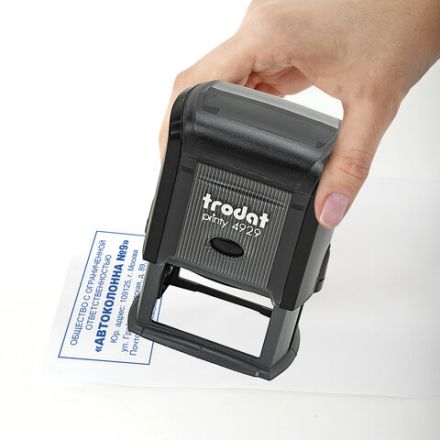 Оснастка для штампа, размер оттиска 60х33 мм, синий, TRODAT 4928, подушка в комплекте, 53122 Оснастка для штампа, размер оттиска 60х33 мм, синий, TRODAT 4928, подушка в комплекте, 53122