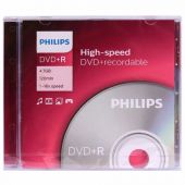 Диск DVD+R (плюс) PHILIPS, 4,7 Гб, 4x, Slim Case (1 штука), DR4S6S01F/97 Диск DVD+R (плюс) PHILIPS, 4,7 Гб, 4x, Slim Case (1 штука), DR4S6S01F/97