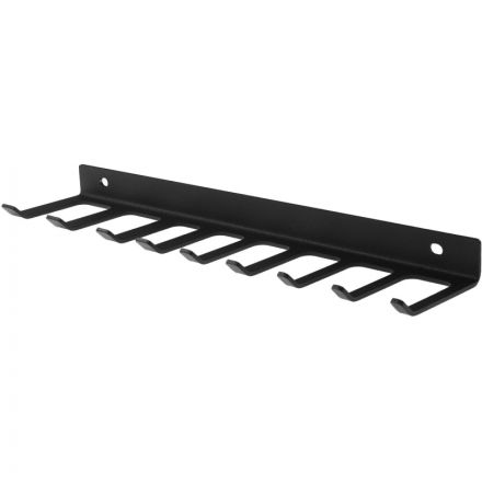 Держатель для хранения ключей на 9 посадочных мест, настенный, черный