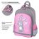 Рюкзак ПИФАГОР SCHOOL, 1 отделение, 3 кармана, "Adorable bunny", 38x28х14 см, 270654