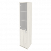 Style Шкаф высокий узкий левый Л.СУ-1.2 (L) Дуб наварра 412*410*1980