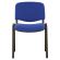 Стул для персонала и посетителей BRABIX "Iso CF-005", черный каркас, ткань синяя с черным, 531974
