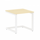 Home Office Стол журнальный VR.SP-2-58.G Клён/Белый металл 580*600*550