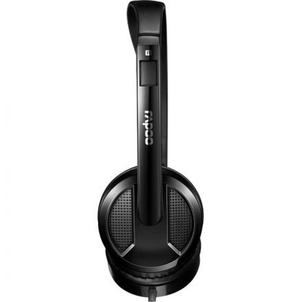 Гарнитура RAPOO (H100) проводная черная Гарнитура RAPOO (H100) проводная черная