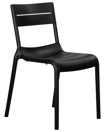 Набор 4 шт Стул обеденный DOBRIN TIM, черный (B-03)