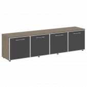 Yalta Тумба модульная LT.TS-4.6 black Вяз/Стекло black 2188*450*580 Yalta Тумба модульная LT.TS-4.6 black Вяз/Стекло black 2188*450*580