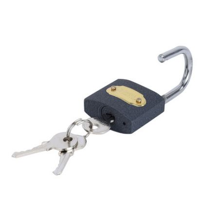 Замок навесной чугунный "Стандарт", ширина 32 мм, английский, 3 ключа, ГРАНДМАСТЕР, 671290 Замок навесной чугунный "Стандарт", ширина 32 мм, английский, 3 ключа, ГРАНДМАСТЕР, 671290