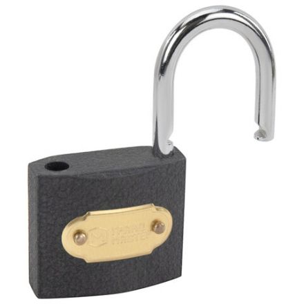Замок навесной чугунный "Стандарт", ширина 32 мм, английский, 3 ключа, ГРАНДМАСТЕР, 671290 Замок навесной чугунный "Стандарт", ширина 32 мм, английский, 3 ключа, ГРАНДМАСТЕР, 671290