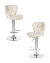 Набор 2 шт Стул барный DOBRIN BARNY, кремовый