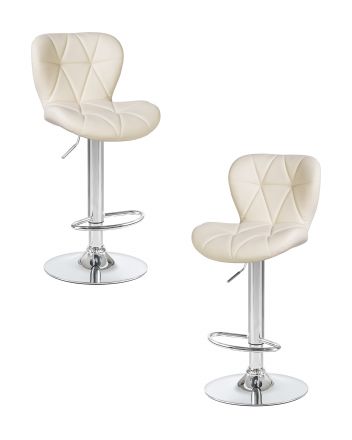 Набор 2 шт Стул барный DOBRIN BARNY, кремовый