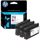 Картридж струйный HP 711 CZ135A оригинальный пурпурный тройная упаковка
