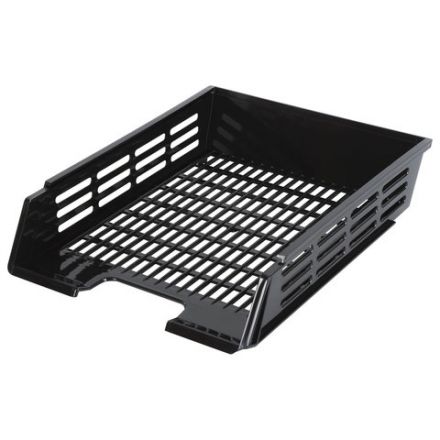 Лоток горизонтальный для бумаг BRAUBERG "Basic", А4 (360х270х75 мм), с пазами, сетчатый, черный, 237011 Лоток горизонтальный для бумаг BRAUBERG "Basic", А4 (360х270х75 мм), с пазами, сетчатый, черный, 237011