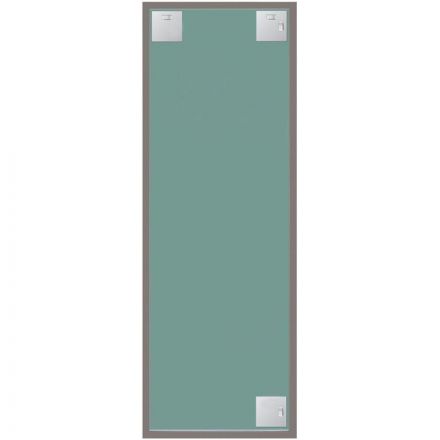 Зеркало МИР_Комус Мебель в раме  ПЛС 400/1200 (КС365007020) темно-серый