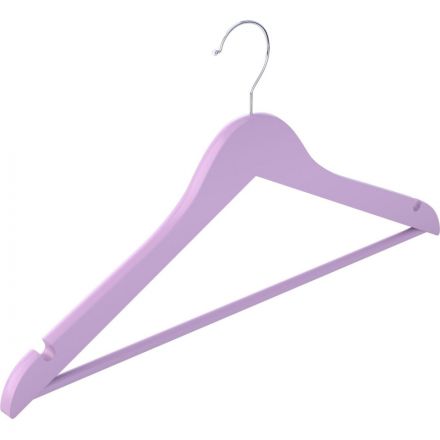Вешалка-плечики DF_CLH-227 дерево/металл 5шт/уп L-445мм, р.52-54,лавандовый