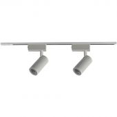Светильник светодиодный (Кмп.из 2 трек на шинопроводе)Бел,2х10Вт,4000К,IP20