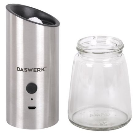 Набор гравитационных мельниц для соли и специй, электрические, 2 шт., USB, PM-8, DASWERK (ДАСВЕРК), 456626