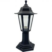 Светильник уличный НТУ 06-60-001 У1 Оскар 1, черный/стекло, 60Вт, IP44