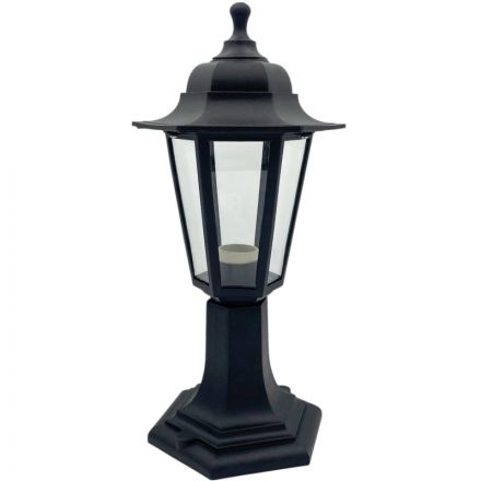 Светильник уличный НТУ 06-60-001 У1 Оскар 1, черный/стекло, 60Вт, IP44