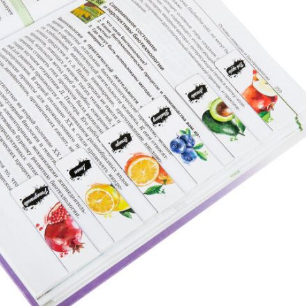Закладки для книг МАГНИТНЫЕ, "FRUITS", набор 12 шт., 60x20 мм, BRAUBERG, 113173