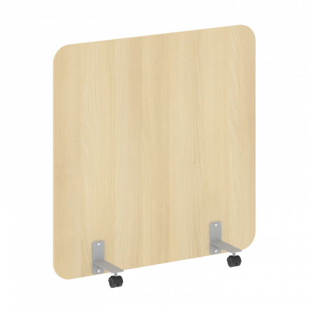 R-line Перегородка на металлических опорах, на роликах DP.R-120-120 Акация/Серый металл 1200*18*1200