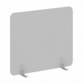 R-line Перегородки на металлических опорах на фетровых подпятниках DP.F-140-120 Серый/Серый металл 1400*18*1200