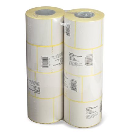 Термоэтикетки ЭКО, 58х60 мм, 500 этикеток в ролике, 122300