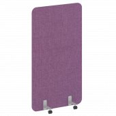 R-line soft Перегородка на металлических опорах, на роликах AP.R-100-180 Romeo 06/Серый металл 1000*18*1800