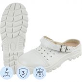 Сабо антистатические цв. белый (р.40) (арт. 8238)