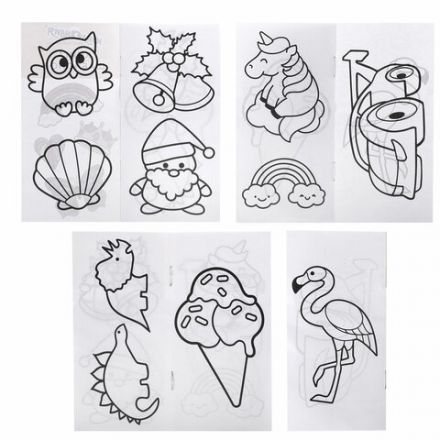 Краски витражные ЮНЛАНДИЯ "НЕОНЧИКИ", 5 цветов светящихся в темноте + 1 черный, 20 мл, шаблоны, 191760 Краски витражные ЮНЛАНДИЯ "НЕОНЧИКИ", 5 цветов светящихся в темноте + 1 черный, 20 мл, шаблоны, 191760