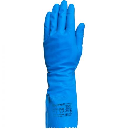 Перчатки защитные латекс КЩС Gward SL1 цв.синий р.8 (12 пар/уп)