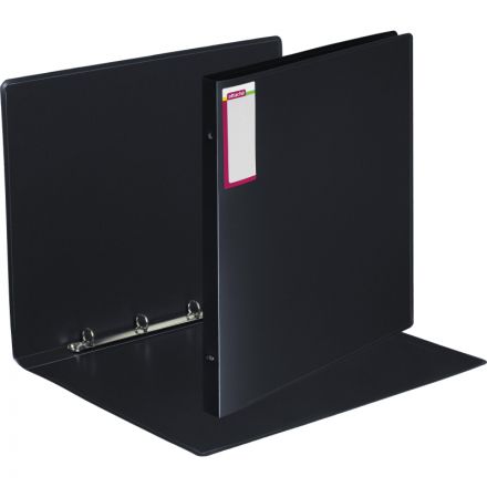 Папка на 4-х кольцах Attache А3 32 мм черная до 250 листов (пластик 0.7 мм)