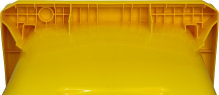 Мусорный контейнер 120л.  жёлтый